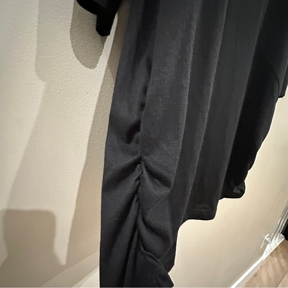 Maurices 2x 3/4 sleeve two tone black top - Picture 4 of 6